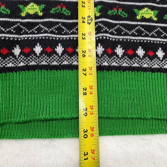 H&M Star Wars Grogu Yoda Joy To the Galaxy Holiday Sweater Size M Christmas - Picture 7 of 8